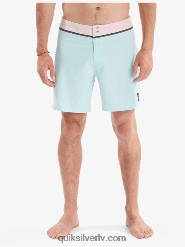 vīriešiem Quiksilver cieti snap 17 pārstrādāti dēļu šorti zils nokrāsa 88064R1828