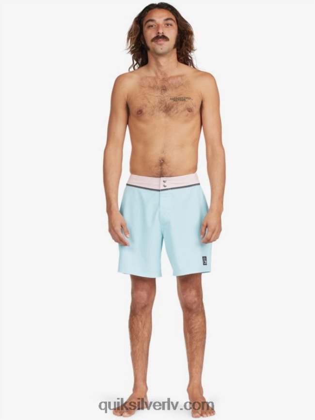 vīriešiem Quiksilver cieti snap 17 pārstrādāti dēļu šorti zils nokrāsa 88064R1828