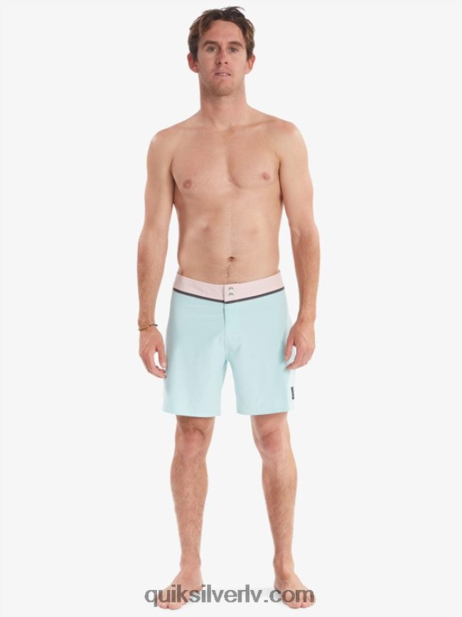 vīriešiem Quiksilver cieti snap 17 pārstrādāti dēļu šorti zils nokrāsa 88064R1828