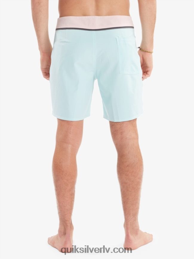vīriešiem Quiksilver cieti snap 17 pārstrādāti dēļu šorti zils nokrāsa 88064R1828