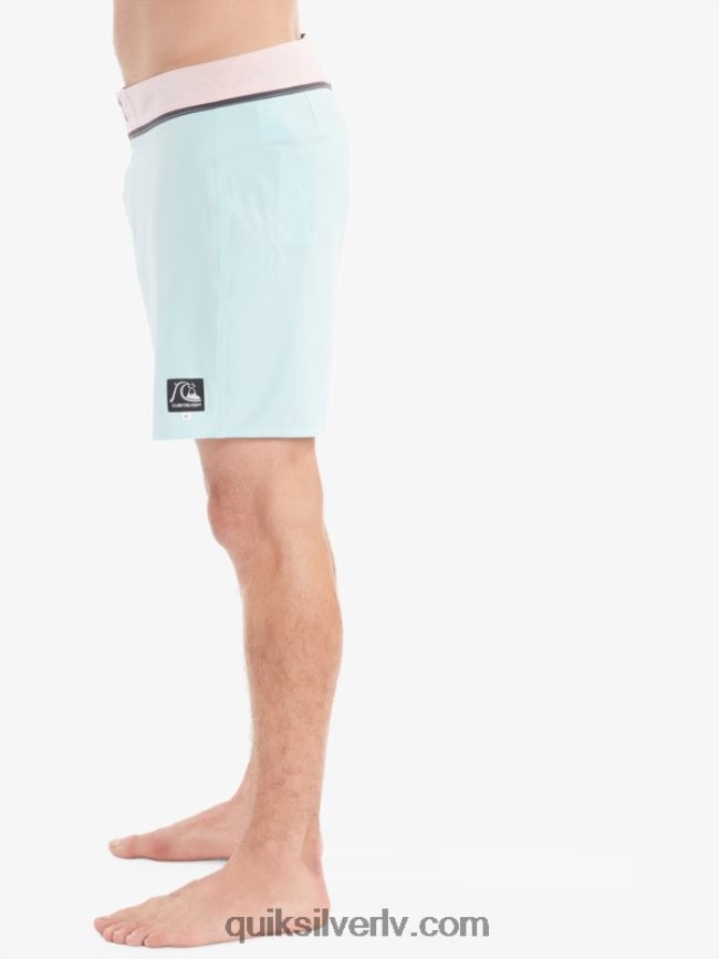 vīriešiem Quiksilver cieti snap 17 pārstrādāti dēļu šorti zils nokrāsa 88064R1828