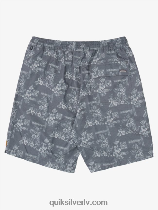 vīriešiem Quiksilver ūdenscilvēks akmens pakāpieni 19 zalve melni stonesteps vol 88064R1366