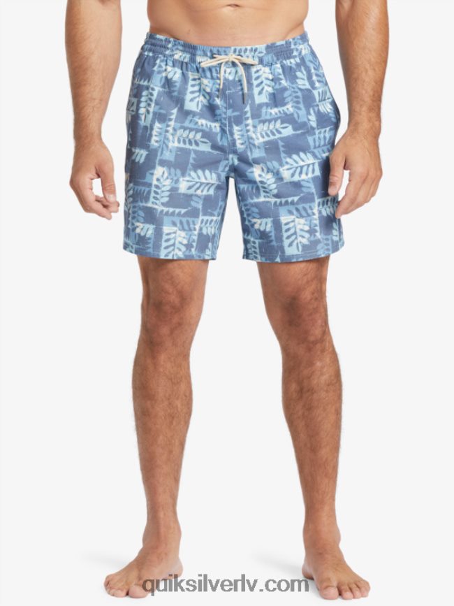 vīriešiem Quiksilver ūdenscilvēks kanoe rifs 17 zalves praporščiks zilā kanoe 88064R547