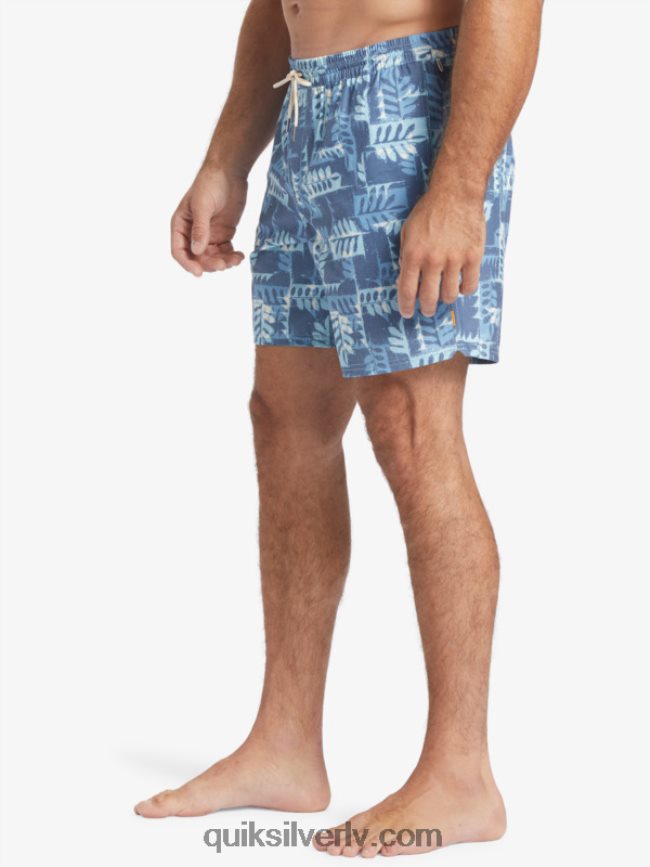 vīriešiem Quiksilver ūdenscilvēks kanoe rifs 17 zalves praporščiks zilā kanoe 88064R547