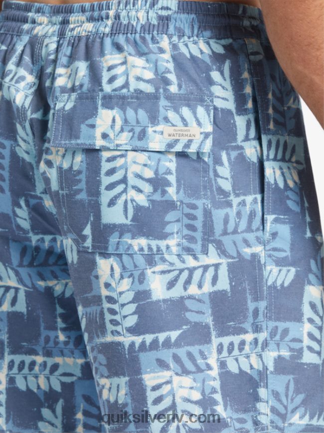 vīriešiem Quiksilver ūdenscilvēks kanoe rifs 17 zalves praporščiks zilā kanoe 88064R547
