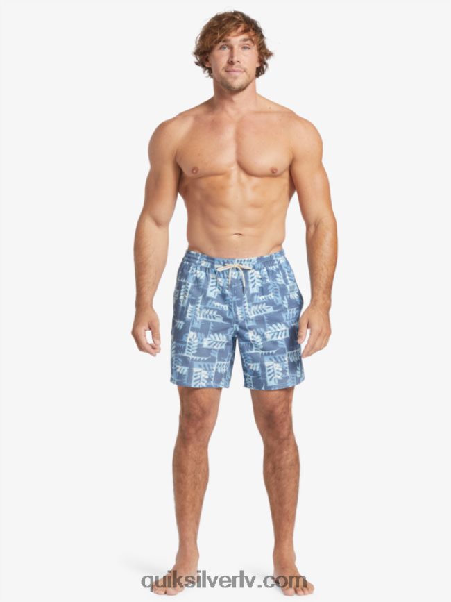 vīriešiem Quiksilver ūdenscilvēks kanoe rifs 17 zalves praporščiks zilā kanoe 88064R547