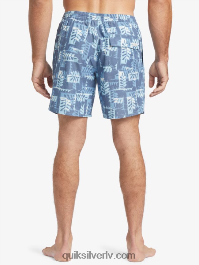 vīriešiem Quiksilver ūdenscilvēks kanoe rifs 17 zalves praporščiks zilā kanoe 88064R547