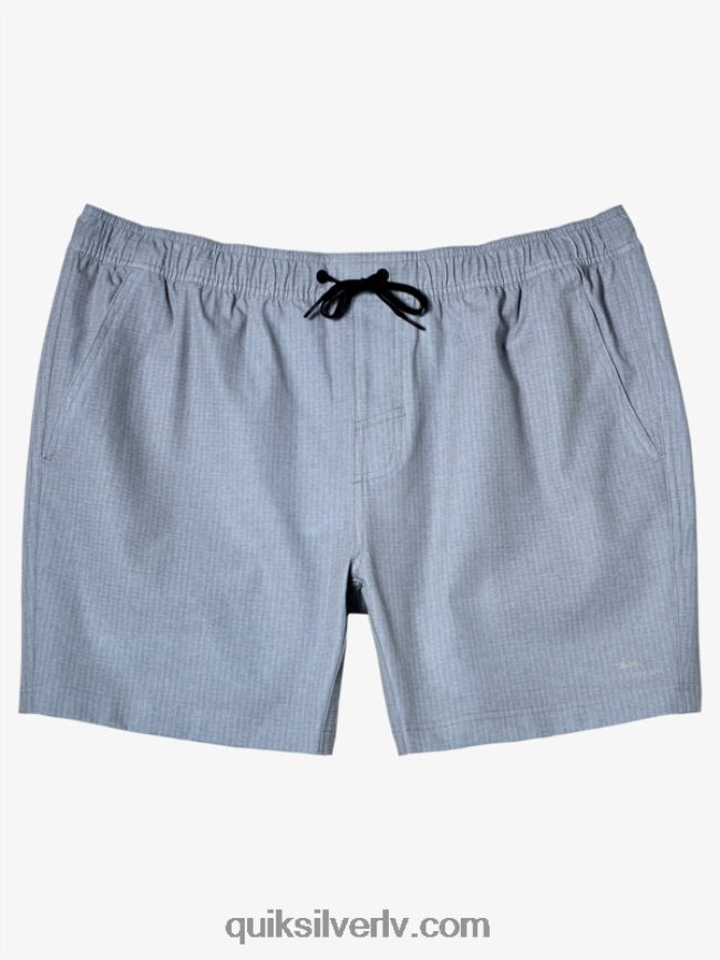 vīriešiem Quiksilver ūdenscilvēks pēc sērfošanas stiepjas 20 abinieku dēļu šorti gaiši pelēki virši 88064R955