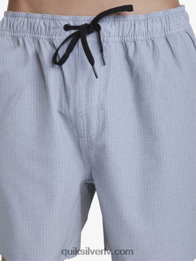 vīriešiem Quiksilver ūdenscilvēks pēc sērfošanas stiepjas 20 abinieku dēļu šorti gaiši pelēki virši 88064R955