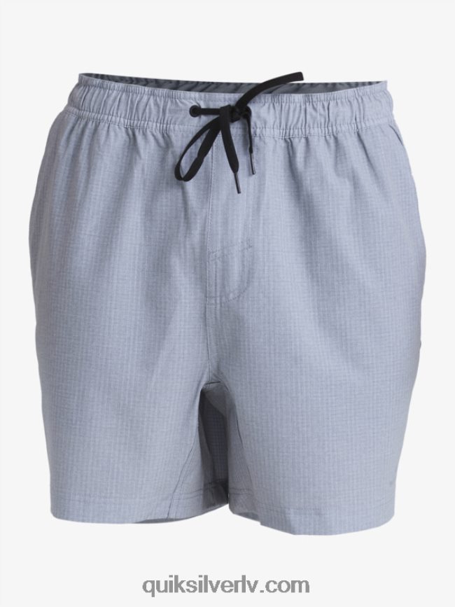 vīriešiem Quiksilver ūdenscilvēks pēc sērfošanas stiepjas 20 abinieku dēļu šorti gaiši pelēki virši 88064R955