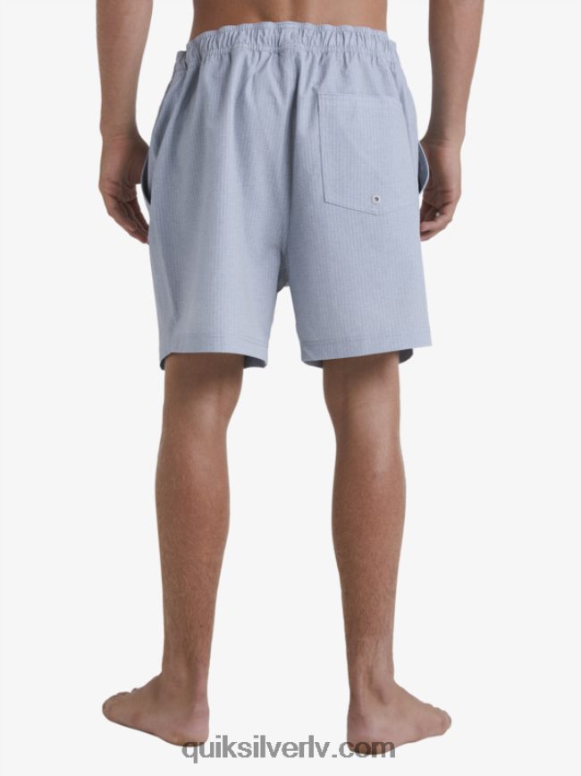 vīriešiem Quiksilver ūdenscilvēks pēc sērfošanas stiepjas 20 abinieku dēļu šorti gaiši pelēki virši 88064R955