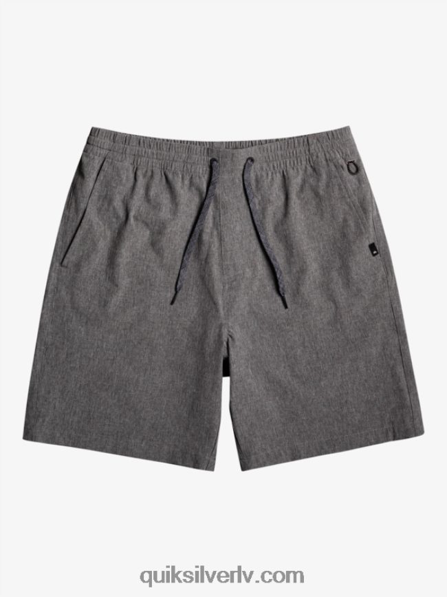 vīriešiem Quiksilver elastīgi viršu abinieku 18 hibrīdšorti melns 88064R1664
