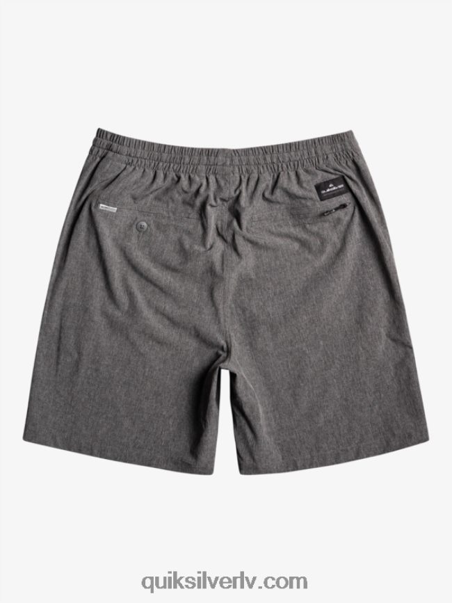 vīriešiem Quiksilver elastīgi viršu abinieku 18 hibrīdšorti melns 88064R1664
