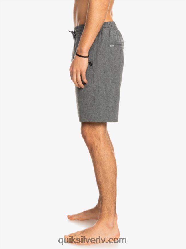 vīriešiem Quiksilver elastīgi viršu abinieku 18 hibrīdšorti melns 88064R1664