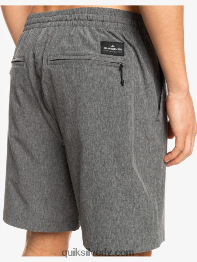 vīriešiem Quiksilver elastīgi viršu abinieku 18 hibrīdšorti melns 88064R1664