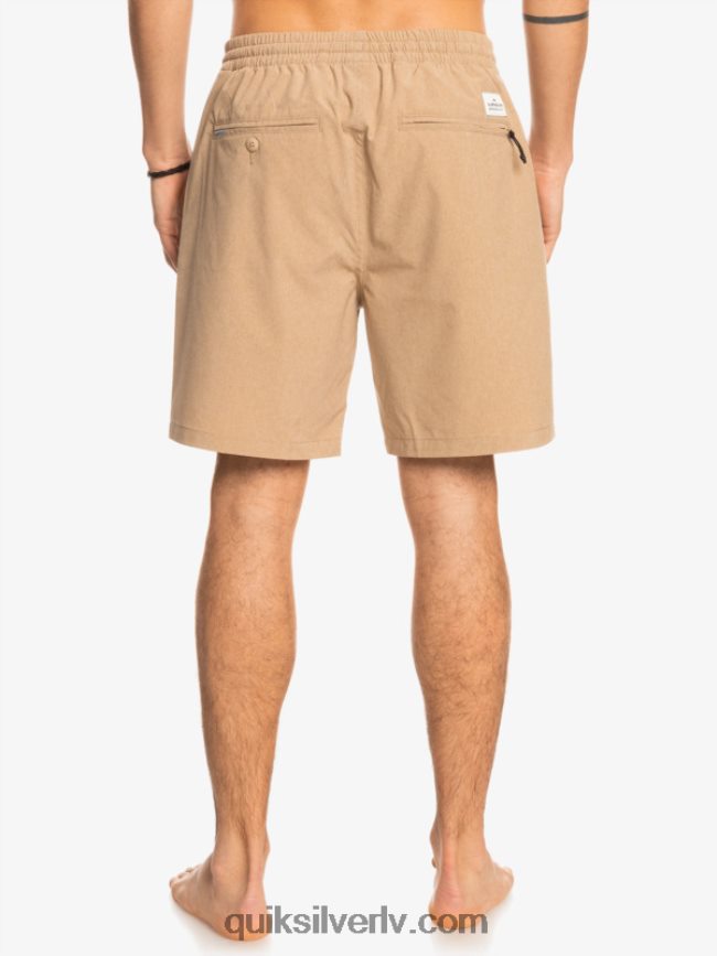 vīriešiem Quiksilver elastīgi viršu abinieku 18 hibrīdšorti plage 88064R1663