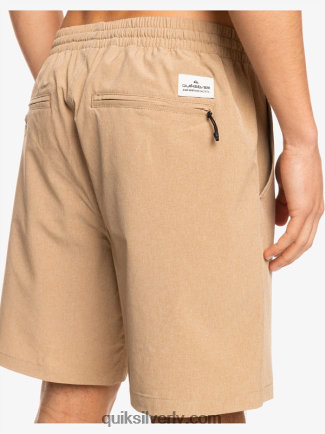 vīriešiem Quiksilver elastīgi viršu abinieku 18 hibrīdšorti plage 88064R1663