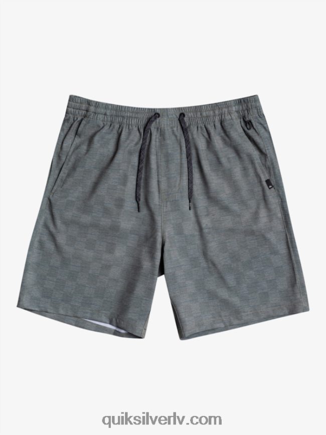 vīriešiem Quiksilver elastīgs dambrete 18 abinieku borta šorti pilsētas šiks 88064R1853
