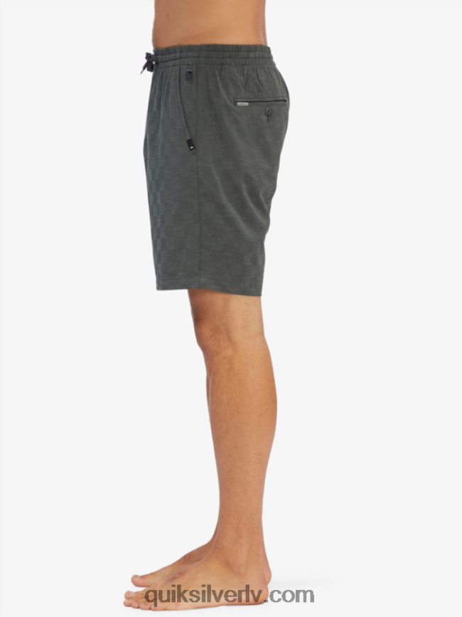 vīriešiem Quiksilver elastīgs dambrete 18 abinieku borta šorti pilsētas šiks 88064R1853