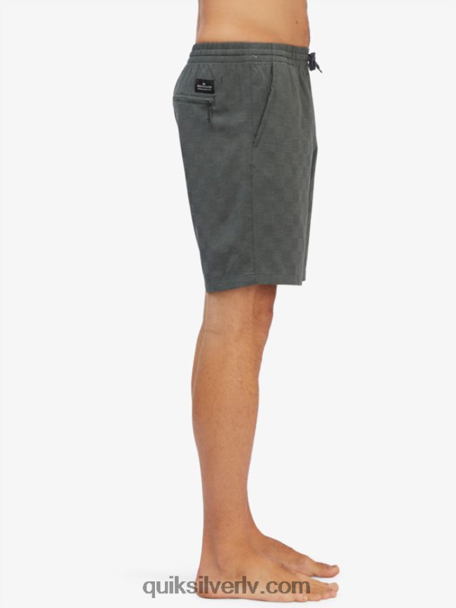 vīriešiem Quiksilver elastīgs dambrete 18 abinieku borta šorti pilsētas šiks 88064R1853