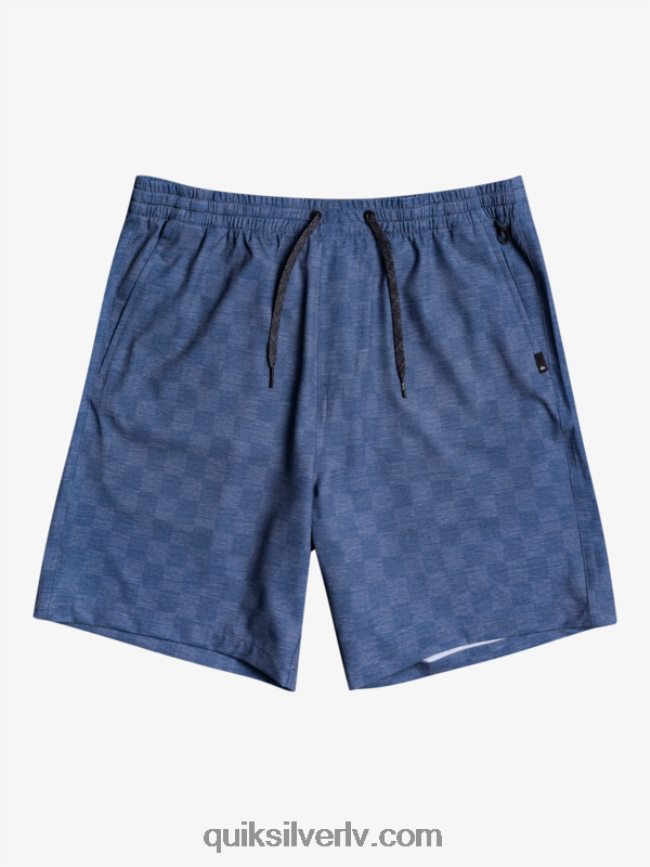 vīriešiem Quiksilver elastīgs dambrete 18 abinieku borta šorti sargaso jūra 88064R1854