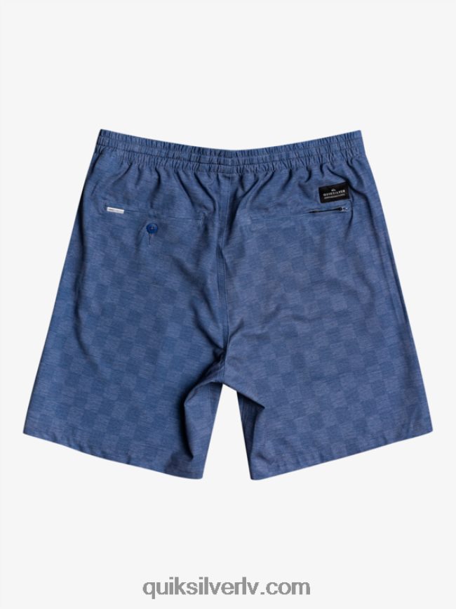vīriešiem Quiksilver elastīgs dambrete 18 abinieku borta šorti sargaso jūra 88064R1854