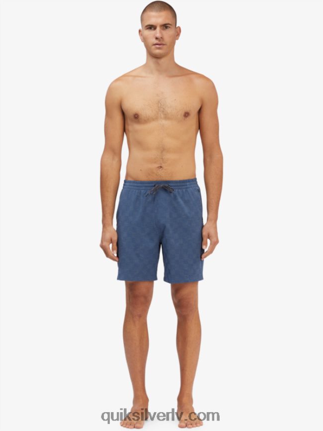 vīriešiem Quiksilver elastīgs dambrete 18 abinieku borta šorti sargaso jūra 88064R1854