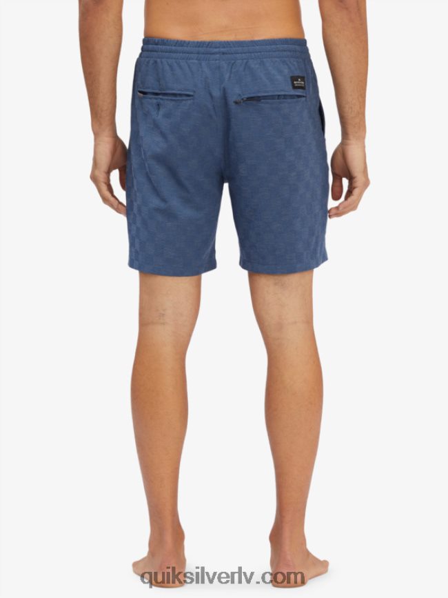 vīriešiem Quiksilver elastīgs dambrete 18 abinieku borta šorti sargaso jūra 88064R1854
