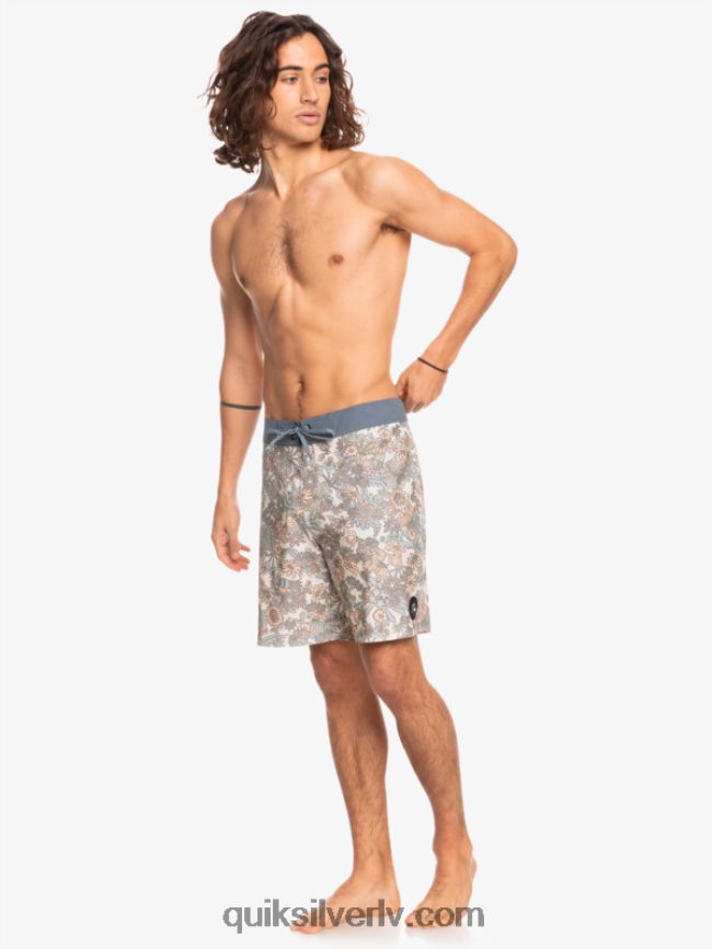vīriešiem Quiksilver hempstretch 69 18 dēļu šorti antīki balts 88064R1815