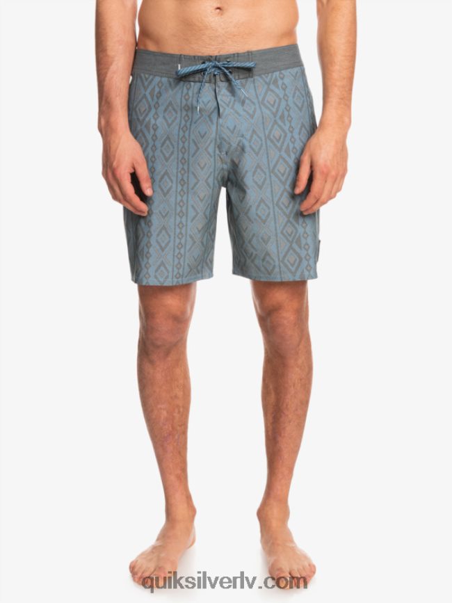 vīriešiem Quiksilver hempstretch 69 18 dēļu šorti kapteiņi zili 88064R1817