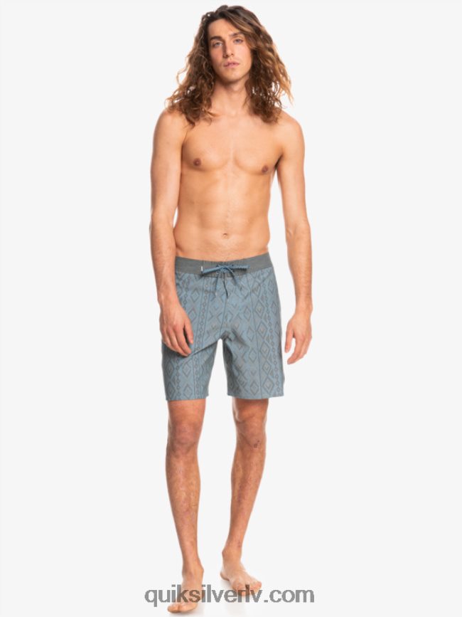 vīriešiem Quiksilver hempstretch 69 18 dēļu šorti kapteiņi zili 88064R1817