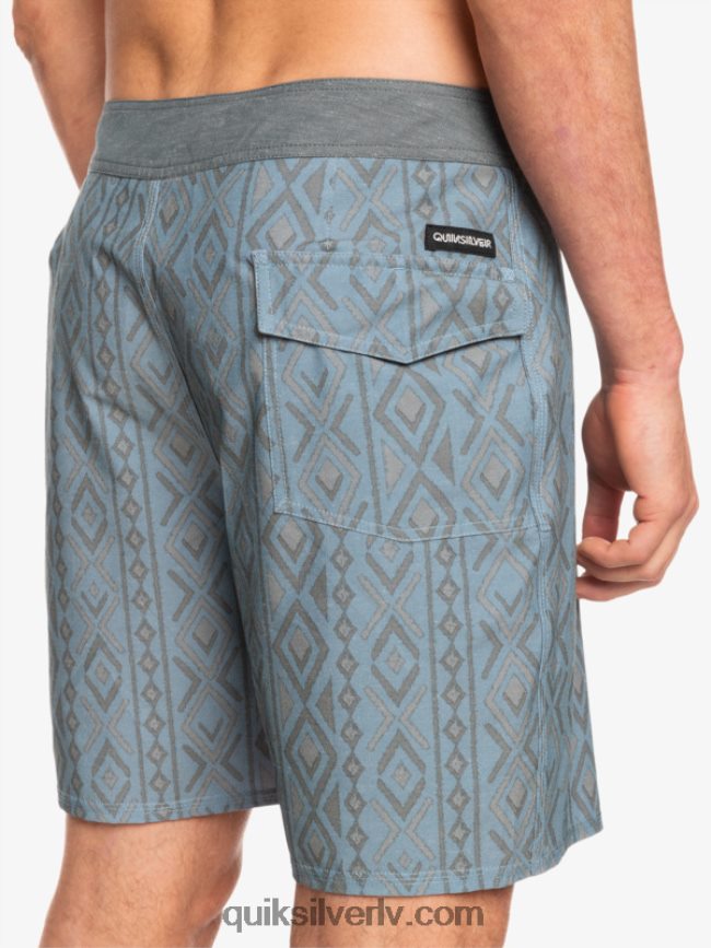 vīriešiem Quiksilver hempstretch 69 18 dēļu šorti kapteiņi zili 88064R1817