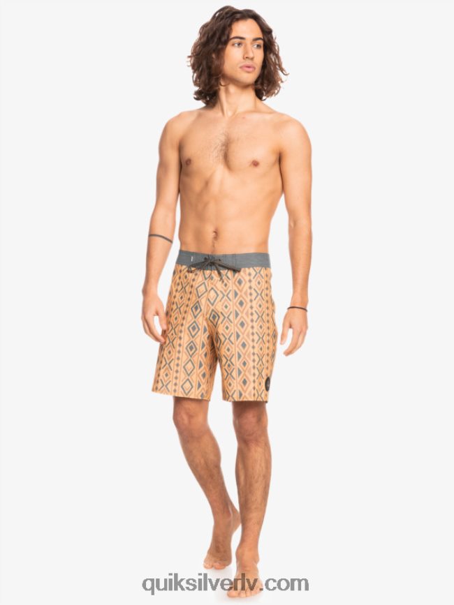 vīriešiem Quiksilver hempstretch 69 18 dēļu šorti okers 88064R1816