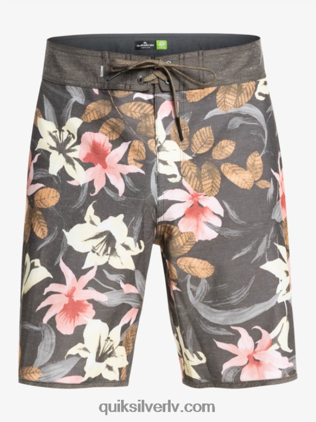 vīriešiem Quiksilver hempstretch ķemmīšgliemene 19 dēļu šorti asfalts 88064R1740