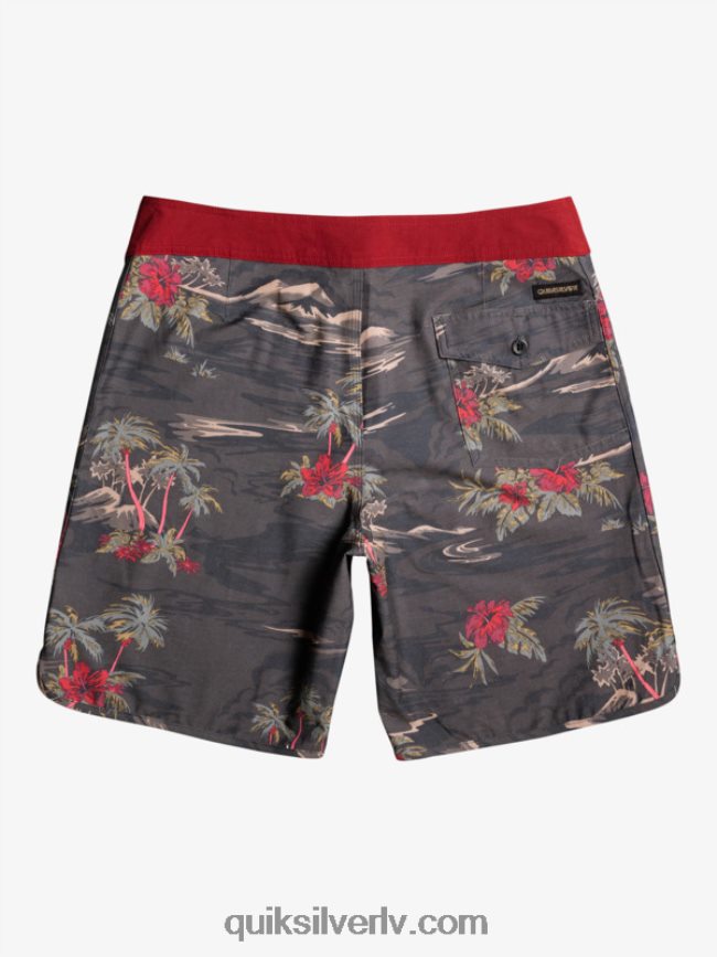 vīriešiem Quiksilver hempstretch ķemmīšgliemene 19 dēļu šorti asfalts 88064R1742