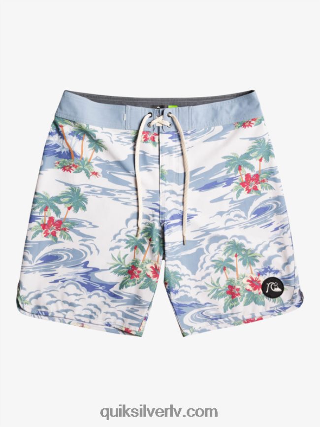 vīriešiem Quiksilver hempstretch ķemmīšgliemene 19 dēļu šorti bērzs 88064R1739