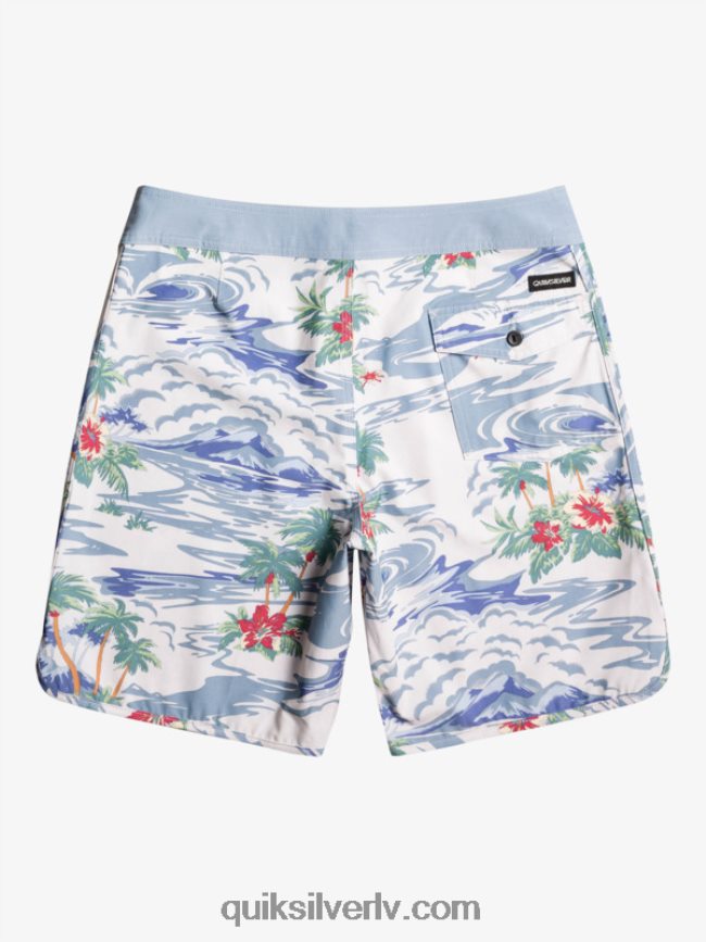 vīriešiem Quiksilver hempstretch ķemmīšgliemene 19 dēļu šorti bērzs 88064R1739