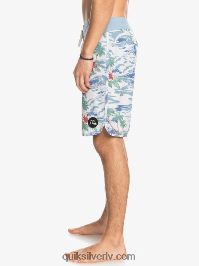 vīriešiem Quiksilver hempstretch ķemmīšgliemene 19 dēļu šorti bērzs 88064R1739