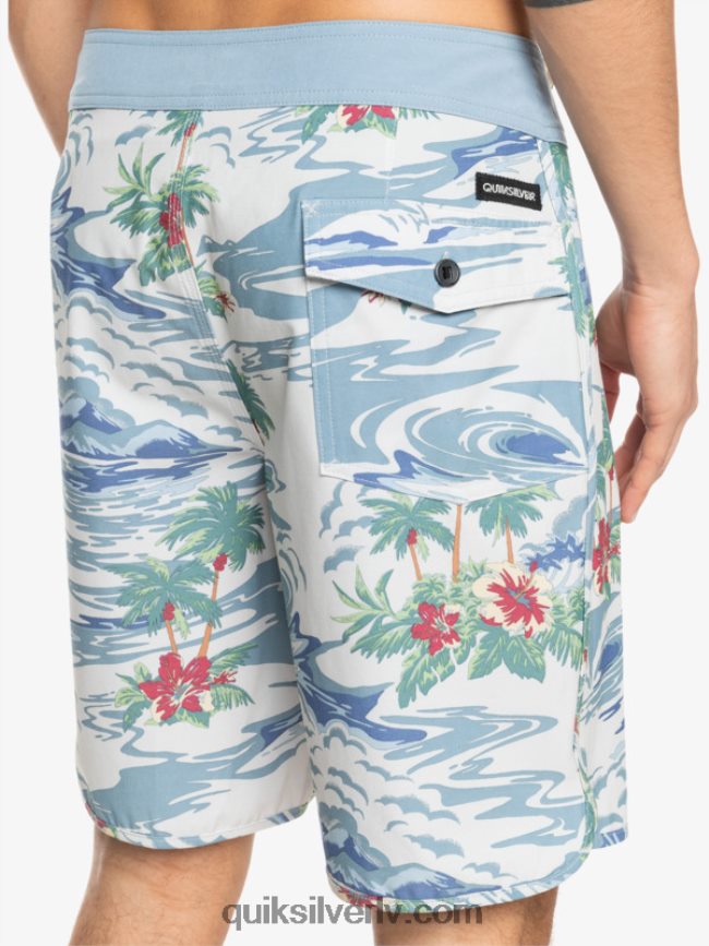 vīriešiem Quiksilver hempstretch ķemmīšgliemene 19 dēļu šorti bērzs 88064R1739