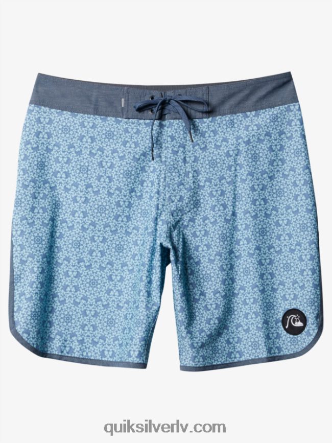 vīriešiem Quiksilver hempstretch ķemmīšgliemene 19 dēļu šorti zils stikls 88064R1741