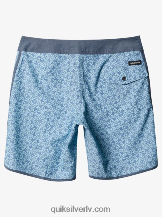 vīriešiem Quiksilver hempstretch ķemmīšgliemene 19 dēļu šorti zils stikls 88064R1741