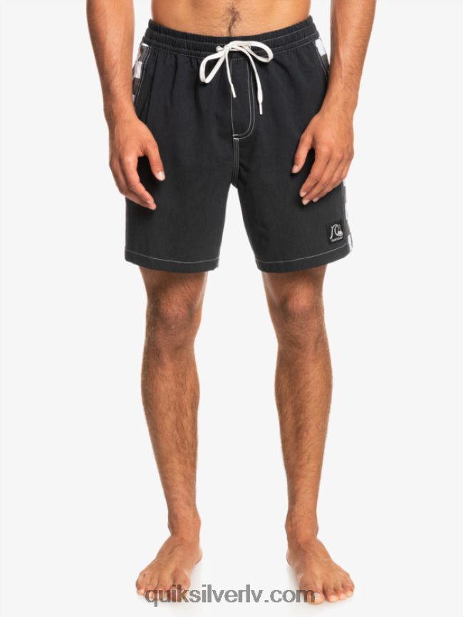 vīriešiem Quiksilver hempstretch oriģinālā arka 17 zalves melns 88064R1674