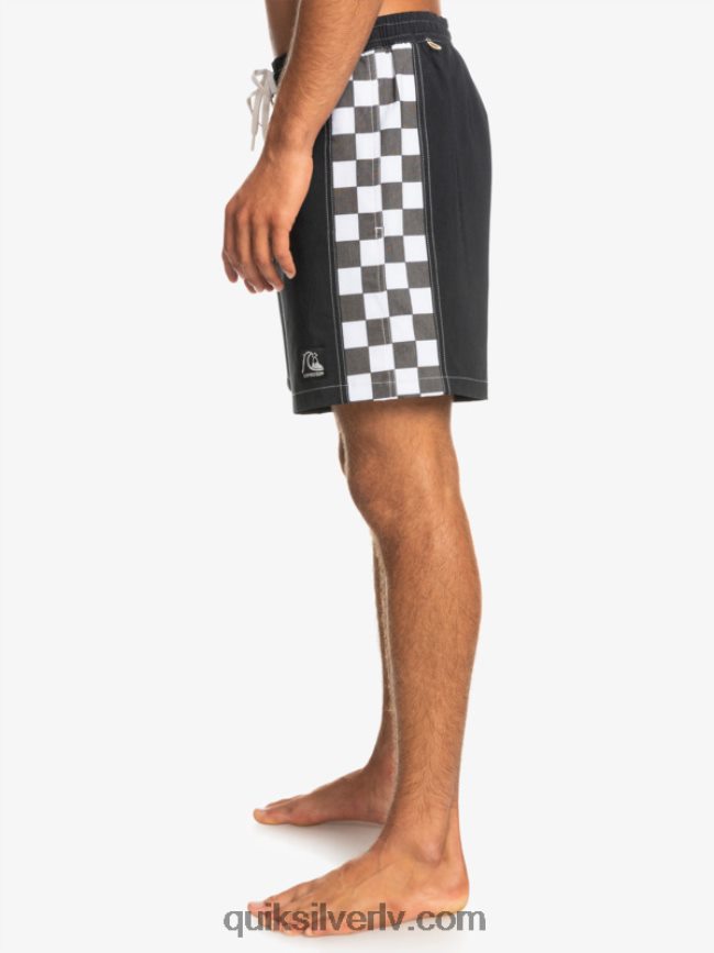 vīriešiem Quiksilver hempstretch oriģinālā arka 17 zalves melns 88064R1674