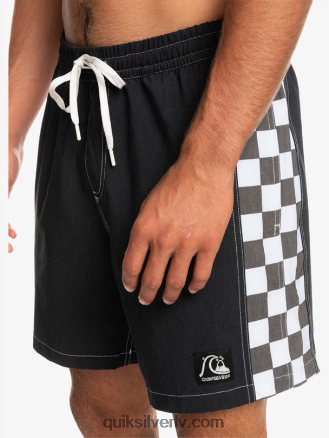 vīriešiem Quiksilver hempstretch oriģinālā arka 17 zalves melns 88064R1674