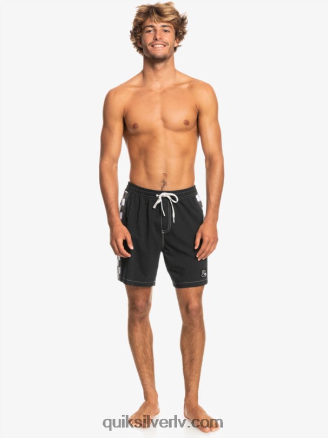 vīriešiem Quiksilver hempstretch oriģinālā arka 17 zalves melns 88064R1674