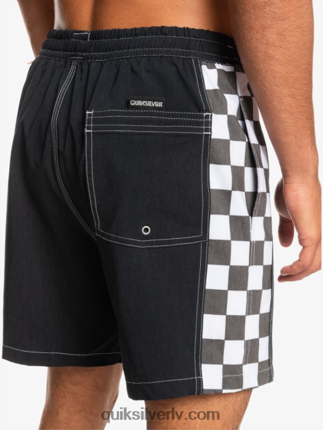 vīriešiem Quiksilver hempstretch oriģinālā arka 17 zalves melns 88064R1674