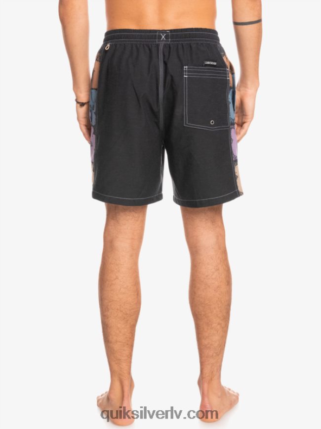 vīriešiem Quiksilver hempstretch oriģinālā arka 17 zalves melns 88064R1677