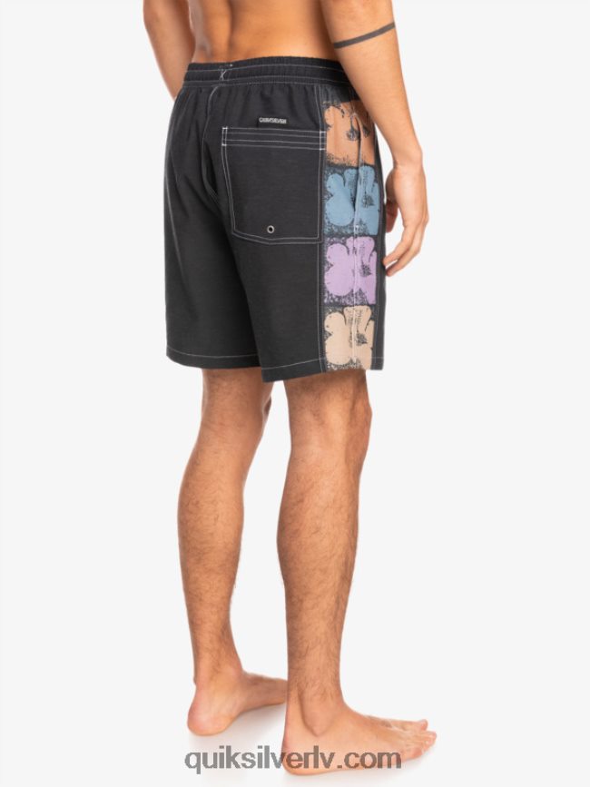 vīriešiem Quiksilver hempstretch oriģinālā arka 17 zalves melns 88064R1677