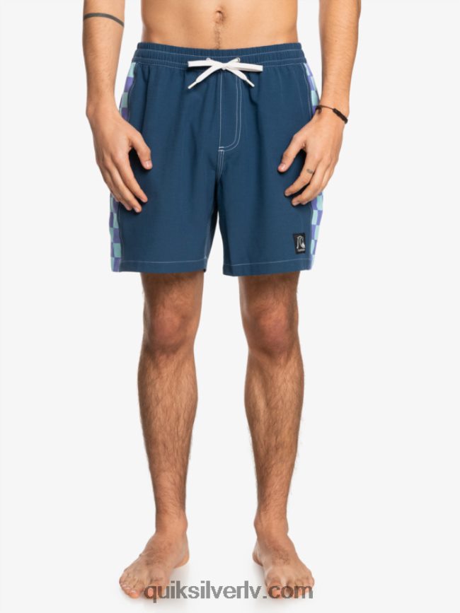 vīriešiem Quiksilver hempstretch oriģinālā arka 17 zalves zīmotnes zilā krāsā 88064R1676