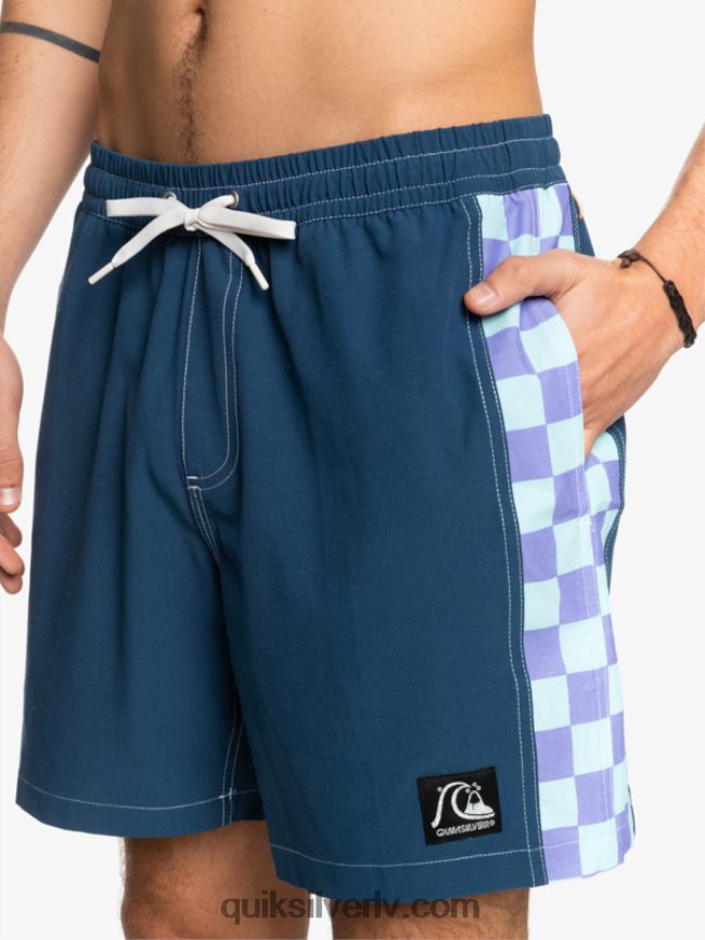 vīriešiem Quiksilver hempstretch oriģinālā arka 17 zalves zīmotnes zilā krāsā 88064R1676
